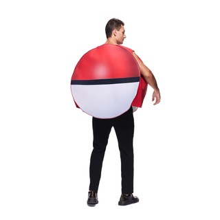 Người Lớn Ngộ nghĩnh Pokeball Trang Phục Nam Halloween Đảng Trò Chơi Pokemon Linh Vật Cosplay Trang Phục Nam Nữ Lễ Hội Sân Khấu Biểu Diễn Lạ Mắt Trang Phục