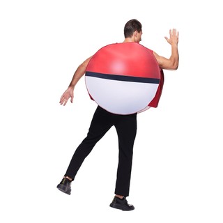 Người Lớn Ngộ nghĩnh Pokeball Trang Phục Nam Halloween Đảng Trò Chơi Pokemon Linh Vật Cosplay Trang Phục Nam Nữ Lễ Hội Sân Khấu Biểu Diễn Lạ Mắt Trang Phục
