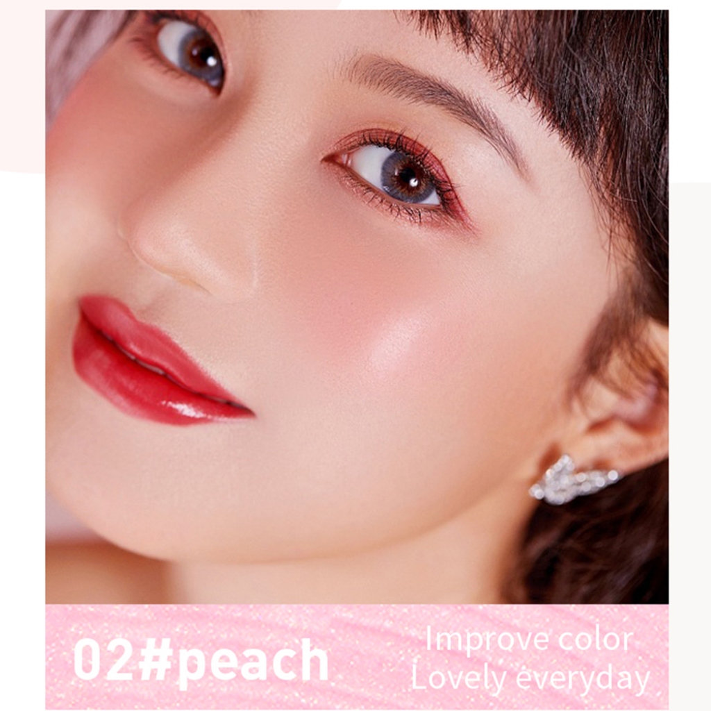 Ảnh Pudaier High Pigment Blush Natural Liquid Blusher Face Matte Make Up 2