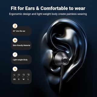 Tai nghe có dây trong tai 3.5mm có micrô UGREEN Tai nghe âm thanh nổi HiFi, dành cho hầu hết có giắc cắm 3.5 mm