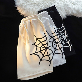 Quần Short Nam ESEA American Retro POP Nhện In Rời Đi Biển Quần Thể Thao Hợp Thời Trang