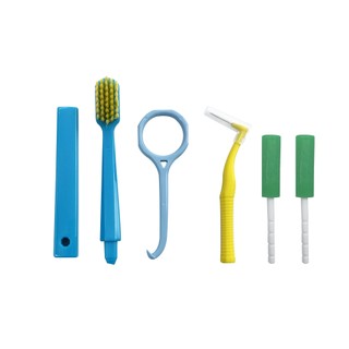 Bộ Chăm Sóc Nha Khoa Du Lịch Di Động Bàn Chải Đánh Răng Có Thể Tháo Rời Bàn Chải Interdental Hộp Bảo Quản Aligner Nhai Nẹp Dụng Cụ Loại Bỏ