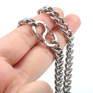 Đánh Bóng Thép Không Gỉ Khóa Chữ S Hai Đầu Mùa Xuân Khóa Tự Làm Trang Sức Vòng Tay Vòng Cổ Phụ Kiện