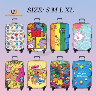 Mr. Nam Và Little Miss Hành Lý Có Thể Giặt Được Vali Bảo Vệ Chống Trầy Xước Vali Phù Hợp Với Hành Lý 18-32 Inch