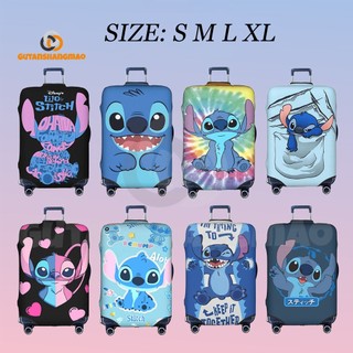 Disney Stitch Hành Lý Có Thể Giặt Được Vali Bảo Vệ Chống Trầy Xước Vali Phù Hợp Với Hành Lý 18-32 Inch