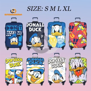 Donald Duck Hành Lý Có Thể Giặt Được Vali Bảo Vệ Chống Trầy Xước Vali Phù Hợp Với Hành Lý 18-32 Inch