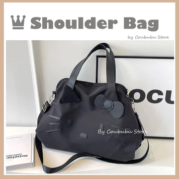Women's Korean-Style Canvas Shoulder Bag