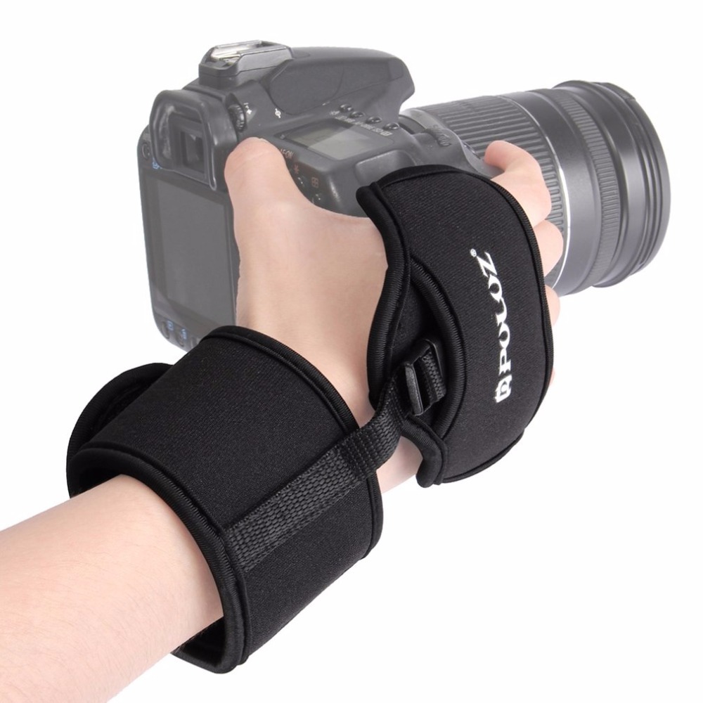 Cinturino In Neoprene JJC Per Canon EOS – Ampio, Regolabile, Per RP, 7D, 6D II, 5D IV, 80D, M50, Nero - Foto 2