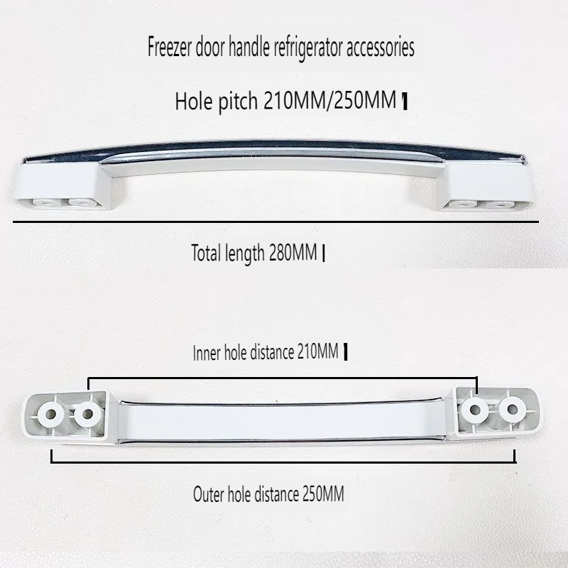 Sanchenhlby Tủ Lạnh Đa Năng Tay Nắm Cửa Tủ Đông Tay Cầm Dài 31cm Bốn Cửa Tủ Trưng Bày Tay Cầm 28cm Tủ Lạnh Thương Mại Tủ Giữ Tươi lg Phụ Kiện Ốc Vít Miễn Phí