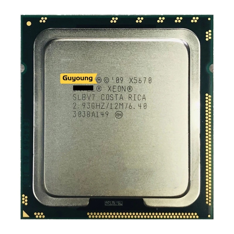 Yzx Xeon X5670 2.933 GHz Bộ xử lý CPU mười hai lõi đã qua sử dụng 12M ...