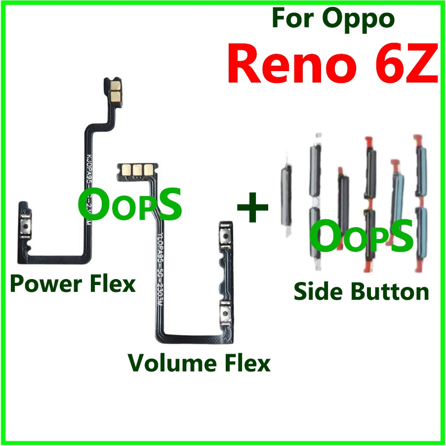 Bật nguồn tắt nút âm lượng flex cho OPPO Reno 6Z Reno6 Z Up Down Side ...