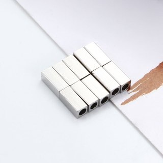 Số Lượng Cao Thép Không Gỉ Hình Chữ Nhật Hạt Mạ Bạc Miếng Đệm Hạt Cho DIY Trang Sức Phát Hiện Vòng Tay Handmade Bán Buôn