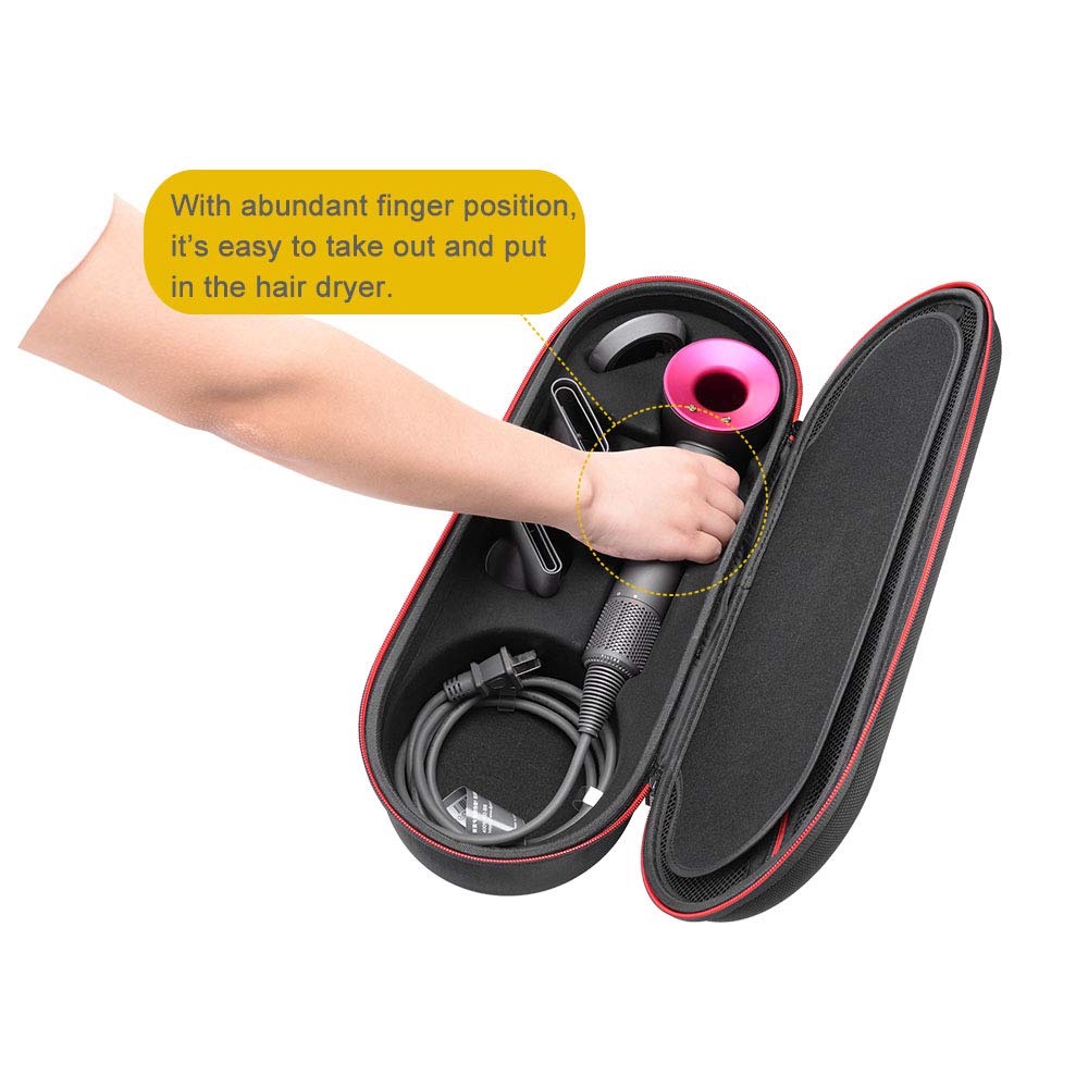 Máy Sấy Tóc Túi Bảo Quản Du Lịch Cứng Mang Theo Cho Dyson HD03 HD08 HD15 Siêu Âm Máy Sấy Tóc Hộp Bảo Quản Máy Uốn Tóc