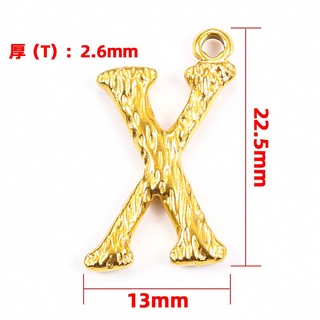 18K Vàng Thép Không Gỉ 26 Chữ Mặt Dây Chuyền Vòng Cổ Quyến Rũ Cho DIY Trang Sức Làm Phụ Kiện