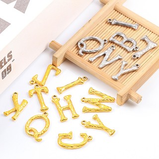 18K Vàng Thép Không Gỉ 26 Chữ Mặt Dây Chuyền Vòng Cổ Quyến Rũ Cho DIY Trang Sức Làm Phụ Kiện