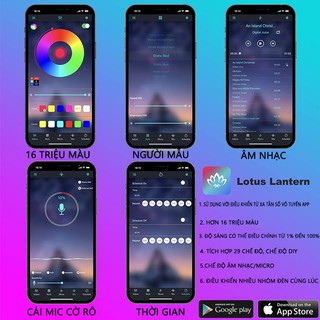 Đèn neon xe hơi SEAMETAL LED RGB không dây trang trí nội thất điều khiển bằng APP