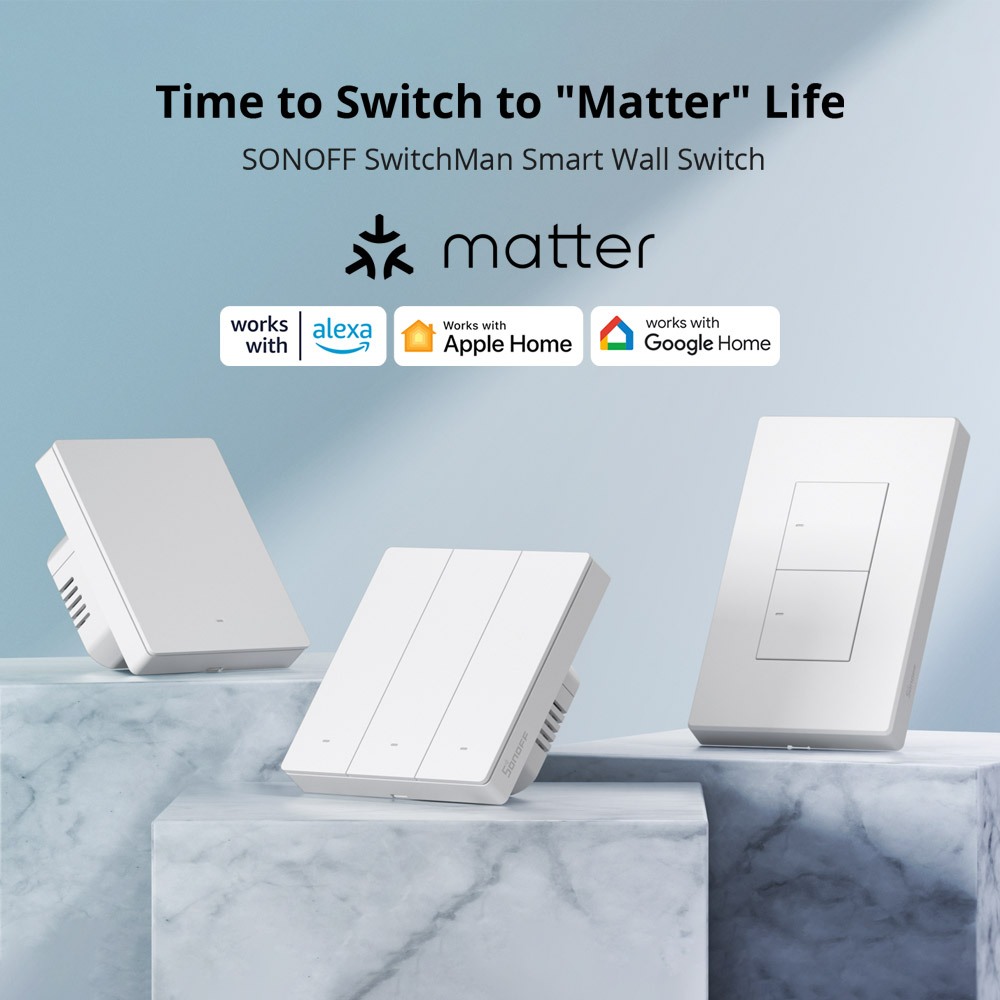 Sonoff M5 Matter 80 / 86 White SwitchMan Công tắc tường thông minh M5 ...