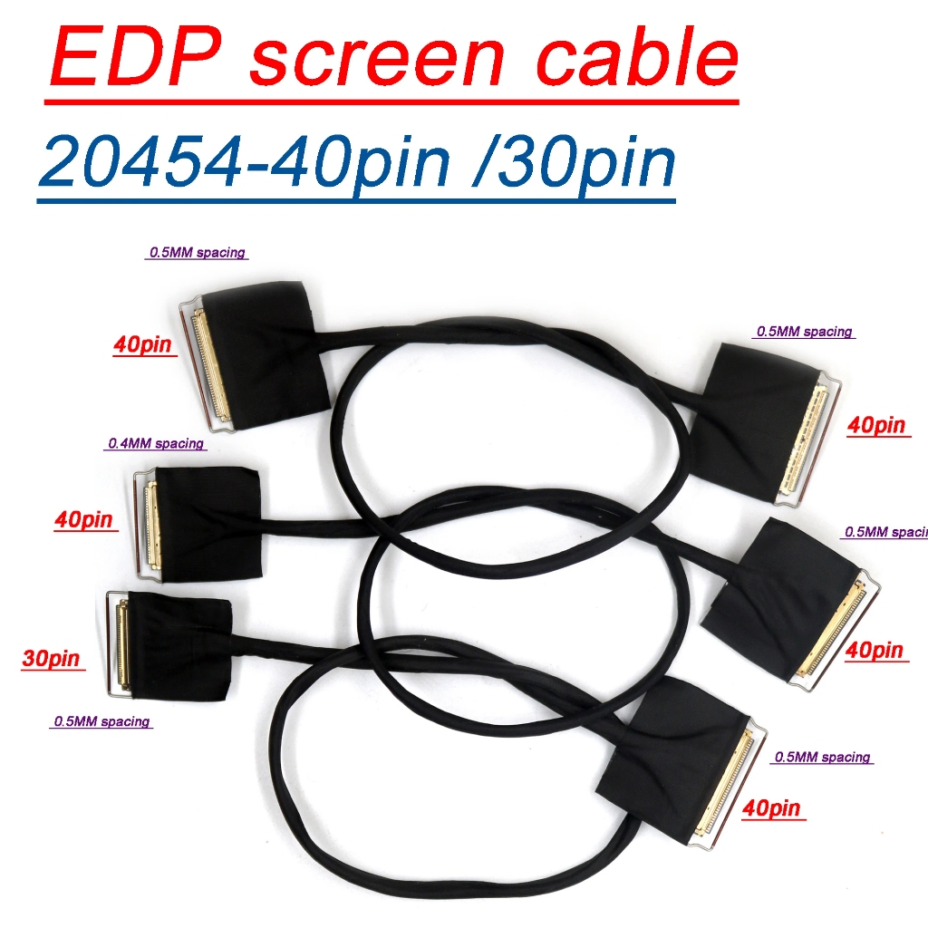 Cáp màn hình EDP đồng trục 40pin 30pin 4K 2k Màn hình LCD Màn hình Dây ...