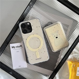 Hộp đựng thẻ ví mèo con chấm bi đơn giản phù hợp cho iPhone 15pro 15promax 14 14promax 14 pro