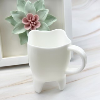 1 Chiếc Sáng Tạo Răng Hình Cốc Nước Độc Lập Văn Phòng Tại Nhà Cốc Nhựa Cà Phê Sữa Cốc Có Tay Cầm Nha Sĩ Phòng Khám Quà Tặng