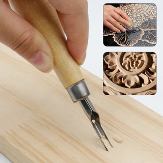 Dụng cụ đục gỗ chuyên nghiệp để khắc chi tiết cơ bản Công nhân gỗ Mỹ thuật bầu DIY