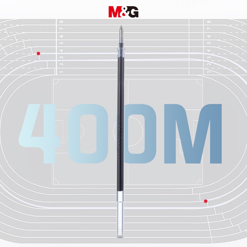 Ruột Bút Gel M&G 0.5mm Màu Đen/Xanh/Đỏ, Đầu Bi Nắp Rút, Ruột Thay Thế Bút Ký MG6102 1 Chiếc