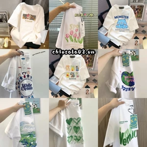 40-100kg áo phông nữ Áo Thun Ngắn tay t-shirt trắng cho nam hoạttop big size