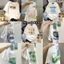 40-100kg áo phông nữ Áo Thun Ngắn tay t-shirt trắng cho nam hoạttop big size