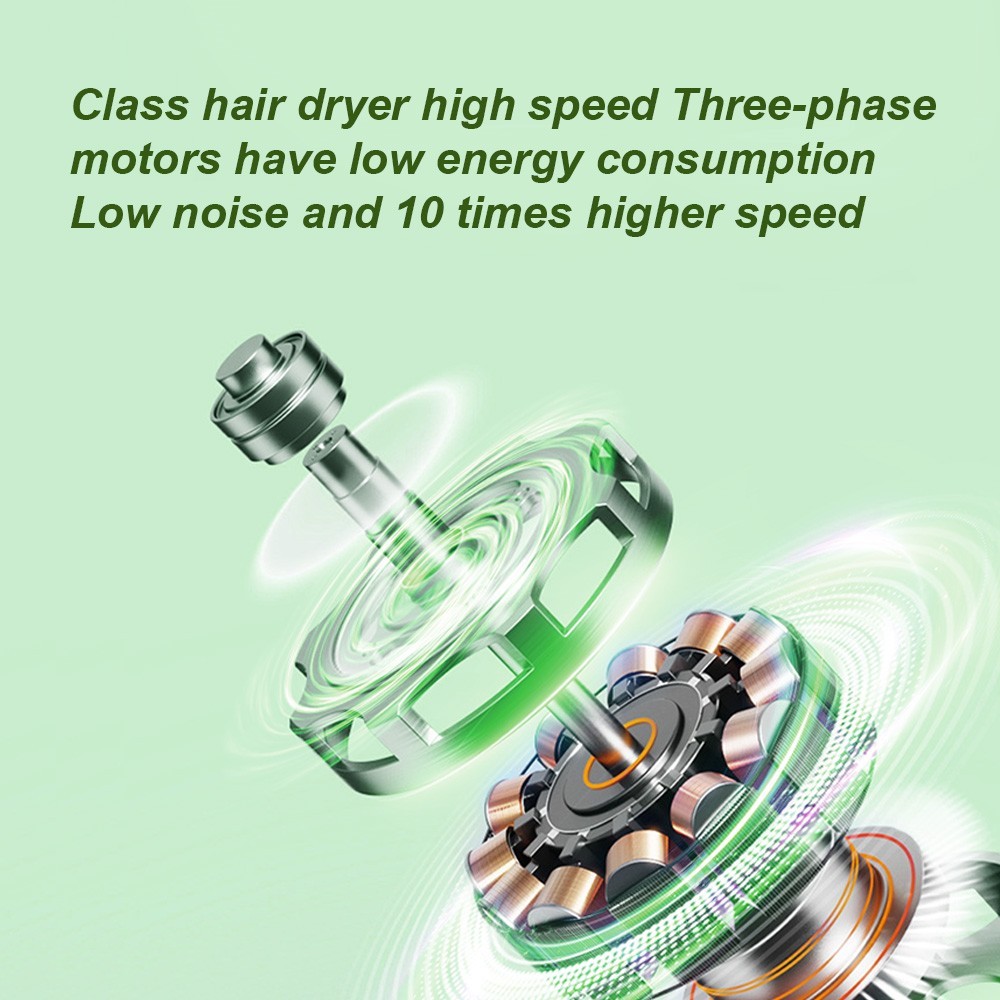 DUUGU quạt cầm tay,Quạt sạc tuabin Pin 5000mAh dung lượng lớn, động cơ không chổi than, 5 mức độ gió