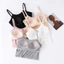 Ice Silk Modal Camisole Nữ Có Miếng Lót Ngực Không Vòng Thép Một Mảnh Mặc Bên Ngoài Bên Trong Ngắn Crop Đáy Áo Sơ Mi Quần Lót Mùa Hè Thoáng Khí Hút Mồ Hôi Co Giãn Thời Trang Đơn Giản Phong Cách Hàn Quốc Cotton Nguyên Chất Màu Trơn Phong Cách OL ins Phong