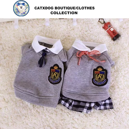 【Yuanzhs Pet】 Công chúa sân trường váy áo sơ mi thời trang mùa hè vật nuôi áo cho chó đầm cho chó quần áo cho chó áo cho mèo áo cho chó đồ cho chó váy cho chó poodle quần áo cho mèo áo cho cún á