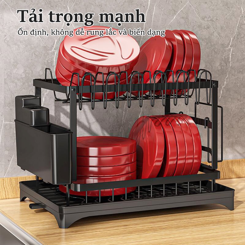 Cambond Kệ Bát Đĩa-Giá Để Đỡ, Kệ Nhà Bếp Bàn Có Thể Điều Chỉnh Kệ Có Khay Tiết Kiệm Không Gian
