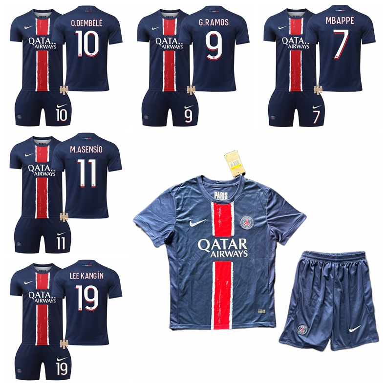Bộ áo bóng đá sân nhà PSG mùa giải 2024-25 Paris Saint-Germain F.C. Bộ ...
