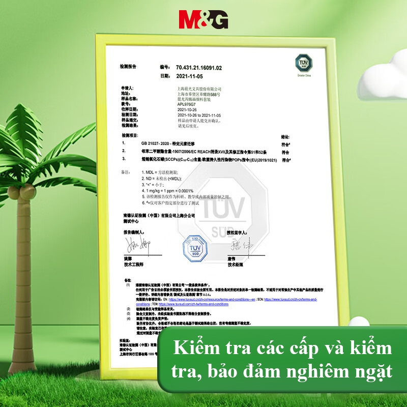 Bộ Màu Acrylic Dạng Tuýp M&G 12/24 Màu 5/12ml Chống Thấm Nước Khô Nhanh Không Phai Màu Tặng Kèm Cọ Vẽ