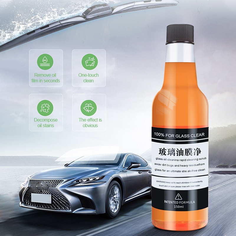 Xe làm sạch kính SEAMETAL 150ml Tẩy ố kính ô tô làm sạch an toàn cho kính xe, tẩy ố, mốc cặn canxi