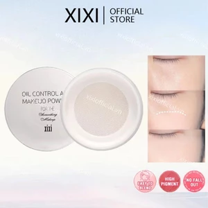 XIXI Tinh Tế Và Trong Suốt Kiểm Soát Dầu Phấn Matte Matte Loose Powder Kiểm Soát Dầu Chống Thấm Nước Và Chống Mồ Hôi Phấn Thiết Lập D441
