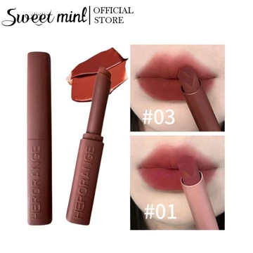 Son Lì HERORANGE Chất Son Mịn Như Nhung Son Bóng Nội địa Trung Ineyoo Bóng Lì Môi Mờ