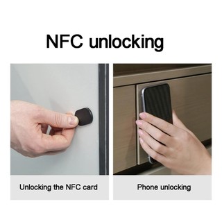 Khóa tủ ngăn kéo thông minh YEELOCK Pro Dấu vân tay không dây NFC Bluetooth mở khóa Không cần đục lỗ Hoạt động với ứng dụng mijia