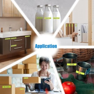 Huỳnh quang tương thích cho Brother TZe-B31 TZe-C31 D31 12mm Băng huỳnh quang màu đen trên cam / vàng / xanh lá cây cho máy in nhãn P-touch PT-D600