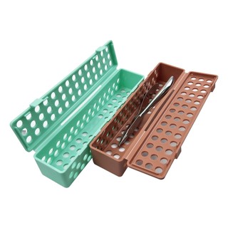1 Chiếc Dụng Cụ Nha Khoa Hộp Khử Trùng Nha Khoa Nồi Hấp Nhựa Khử Trùng Hộp Cassette