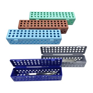 1 Chiếc Dụng Cụ Nha Khoa Hộp Khử Trùng Nha Khoa Nồi Hấp Nhựa Khử Trùng Hộp Cassette