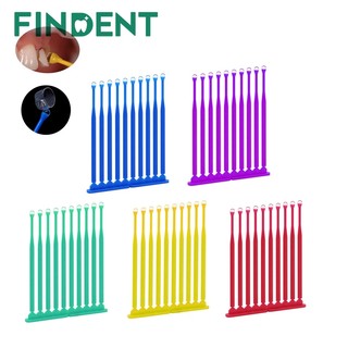 20 Cái / hộp Nha Khoa Đổ Lại Liên Kết Dính Applicator Dính Đầu Răng Vương Miện Sứ Veneer Matrice Thanh Dính Dụng Cụ Nha Sĩ