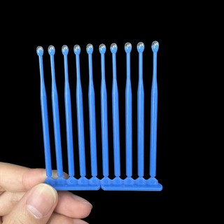 20 Cái / hộp Nha Khoa Đổ Lại Liên Kết Dính Applicator Dính Đầu Răng Vương Miện Sứ Veneer Matrice Thanh Dính Dụng Cụ Nha Sĩ