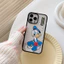 Ốp điện thoại hình Mickey Minnie hoạt hình dễ thương Disney cho iphone 16 Pro Max 15 Pro Max 15 Plus 14 Pro Max 14Plus i14 13 Pro Max i11 i13 13pro 12 Pro Max Acrylic Vỏ bảo vệ