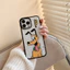 Ốp điện thoại hình Mickey Minnie hoạt hình dễ thương Disney cho iphone 16 Pro Max 15 Pro Max 15 Plus 14 Pro Max 14Plus i14 13 Pro Max i11 i13 13pro 12 Pro Max Acrylic Vỏ bảo vệ