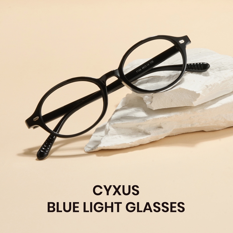 Cyxus Kính Chống Ánh Sáng Xanh Thiết Kế Hiện Đại Giảm Căng Mắt Thoải Mái Chống Tia UV Giảm Chói 8162