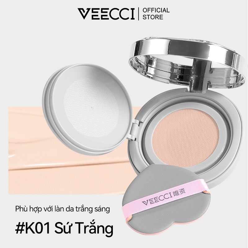 VEECCI Cushion BB Cấp Ẩm Kiềm Dầu Lâu Trôi Suốt 24h Độ Che Phủ Và Chống ...
