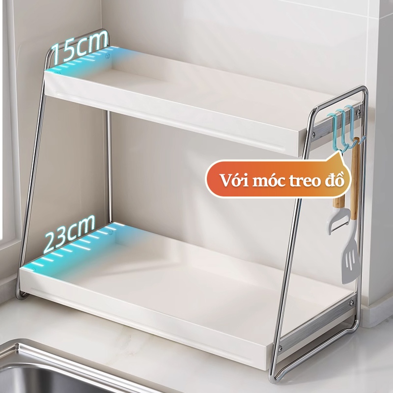 Cambond Đơn Giản Thanh Lịch Kệ Đựng Gia Vị Nhà Bếp Kệ Gia Vị Inox