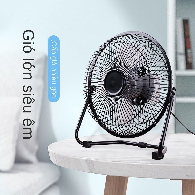 Quạt USB Mini Fan Lồng Sắt Lileng 819, 3 Cánh, xoay 360 độ Full Box