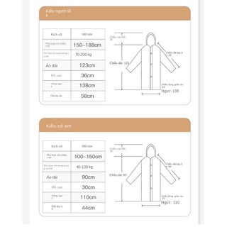 Áo Mưa Trong Suốt Kiểu Dáng Thời Trang Có Khóa Kéo Và Có Nón Bảo Vệ Che Mưa Cực Tốt Fashion transparent raincoat【Chiosala12】